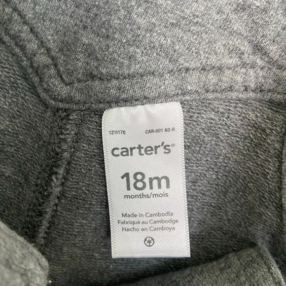 EUC | Carter’s baby boy face themed jumper — 18 months‎ - Picture 3 of 5
